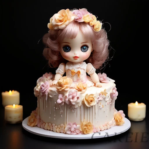 Daughter Birthday Doll Cake